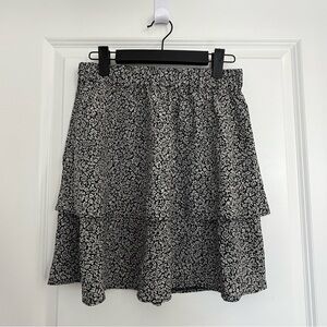 Madewell Pull-on Tier Mini Skirt-Tudor Floral